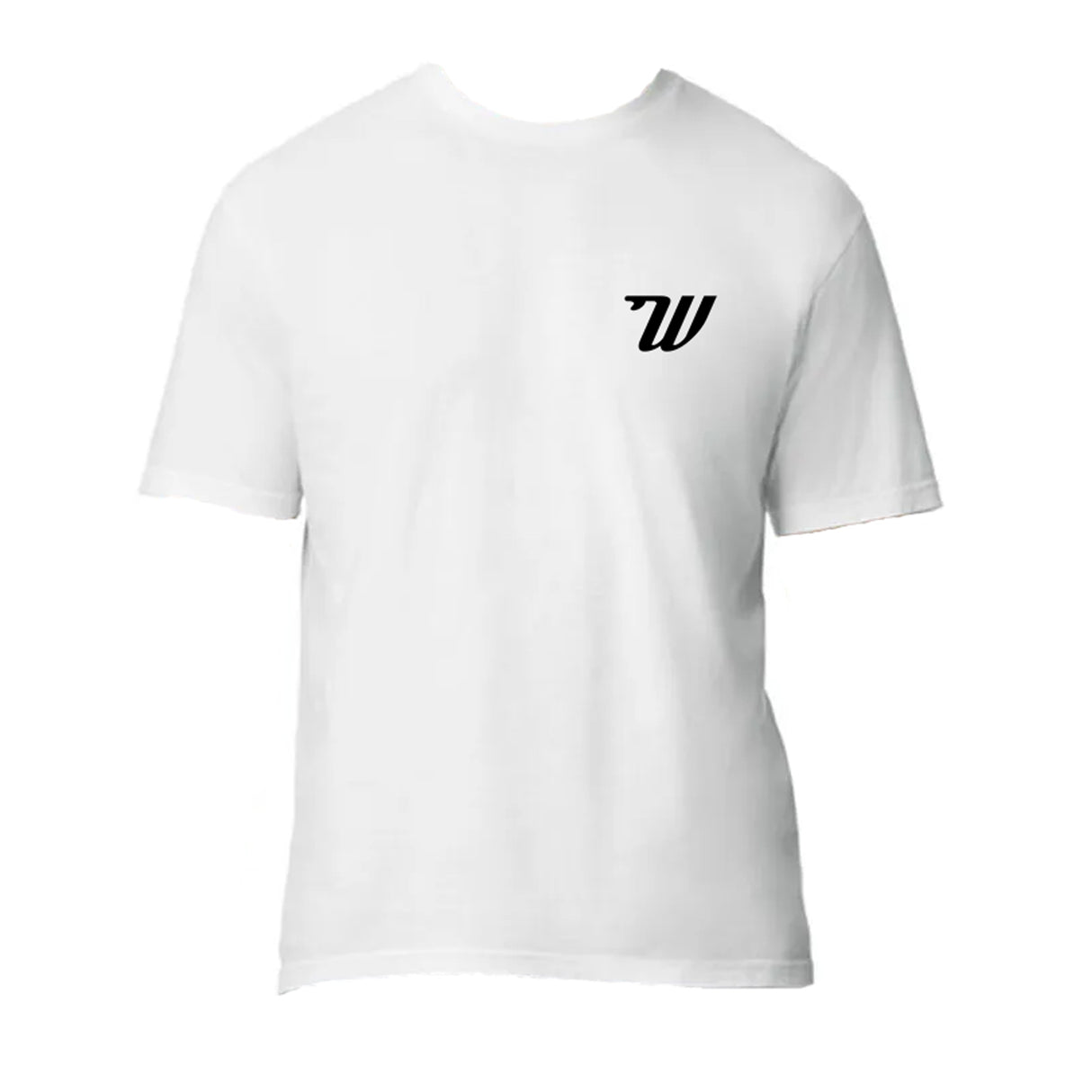 Woodies Script Logo Tee - White