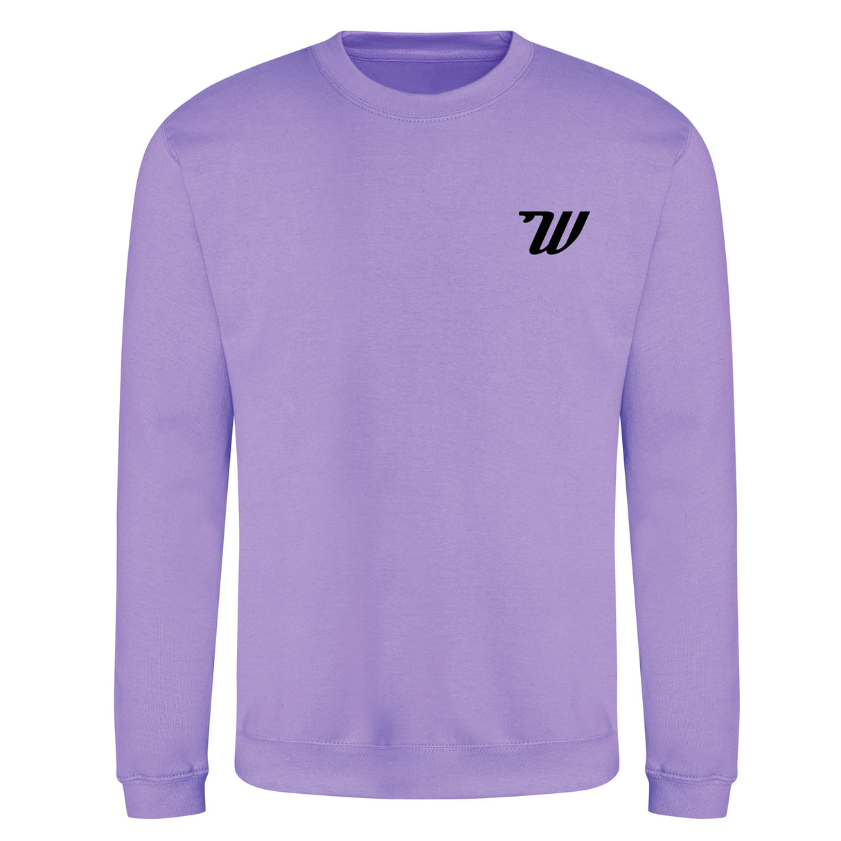 Woodies Retro Logo Crew - Digital Lavender