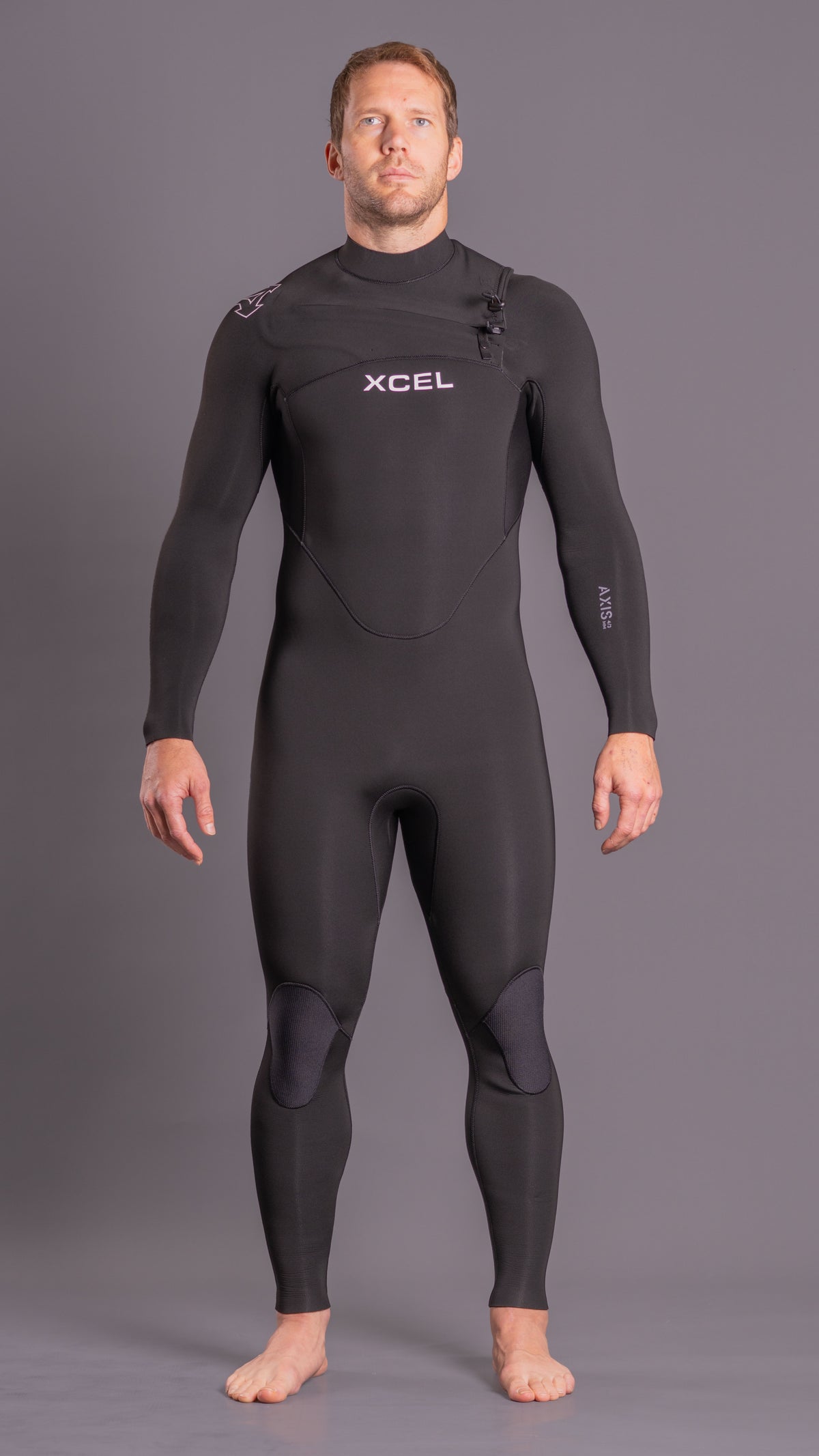 Xcel 5/4 mm Axis X Chest Zip Wetsuit - Black 2026/27