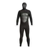 Xcel 5/4 mm Axis X X2 Chest Zip Hooded Wetsuit - Black 2024