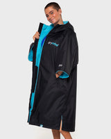 Dryrobe Advance - Short Sleeve - Black / Blue