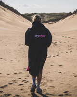 Dryrobe Advance - Short Sleeve - Black / Pink