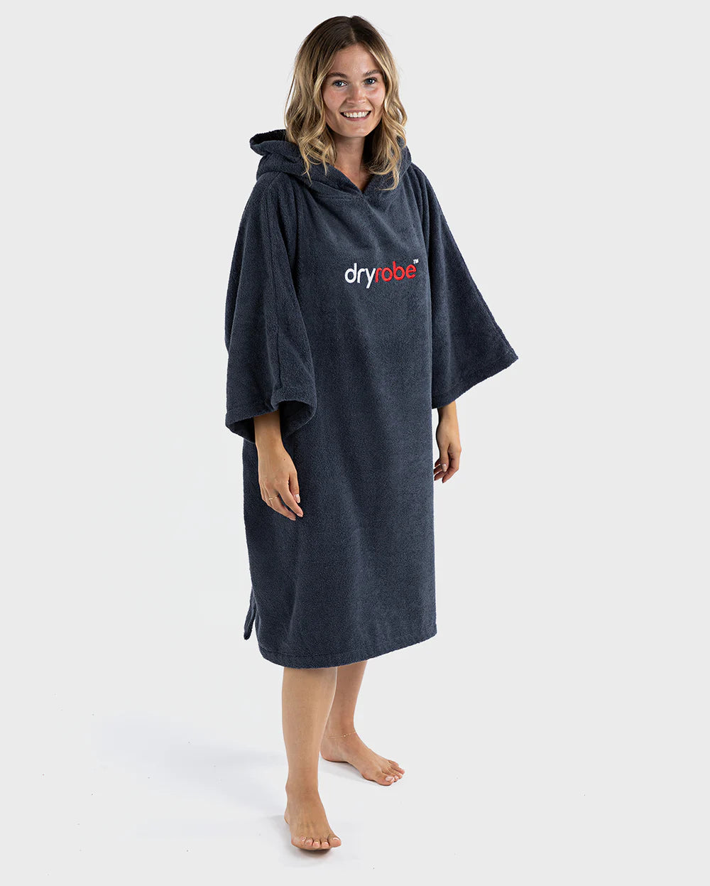 Dryrobe - Toweling Changing Robe - Navy