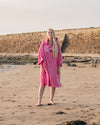 Dryrobe - Toweling Changing Robe - Pink