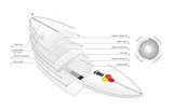 5'10 Torq Channel Islands X-Lite Pod Mod Surfboard - Graphite/Pinline - Pick-Up only