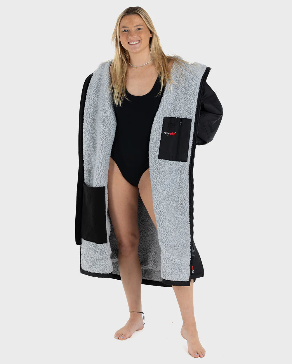 Dryrobe Advance - Long Sleeve - Black / Grey