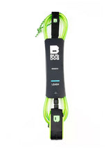Bulldog Surfboard Leash - Black/Lime