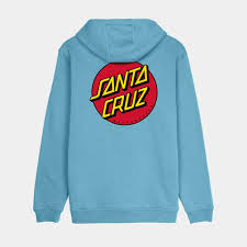 Santa Cruz Hood - Classic Dot Chest - Faded Denim