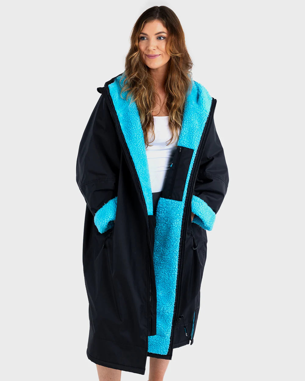 Dryrobe Advance - Long Sleeve - Black / Blue