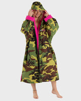 Dryrobe Advance - Long Sleeve - Camo / Pink