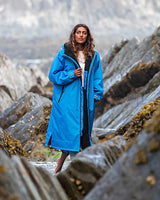 Dryrobe Advance - Long Sleeve - Cobalt Blue / Black