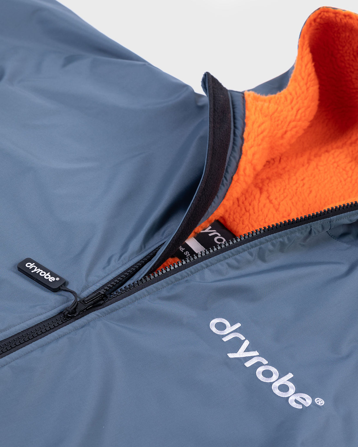 Dryrobe Advance - Long Sleeve - Dark Grey/Orange