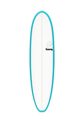 7'8 Torq Fun V Surfboard - Blue/Pinline - Pick-Up only
