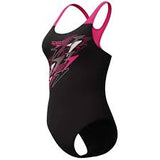 Speedo Medley Ladies Swimsuit Black/Pink