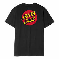 Santa Cruz T-Shirt - Classic Dot - Black