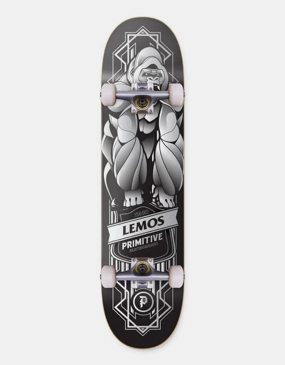 Primitive Lemos Gorilla Complete Skateboard - Black - 8.25"