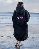 Dryrobe Advance Kids Long Sleeve - Black & Pink