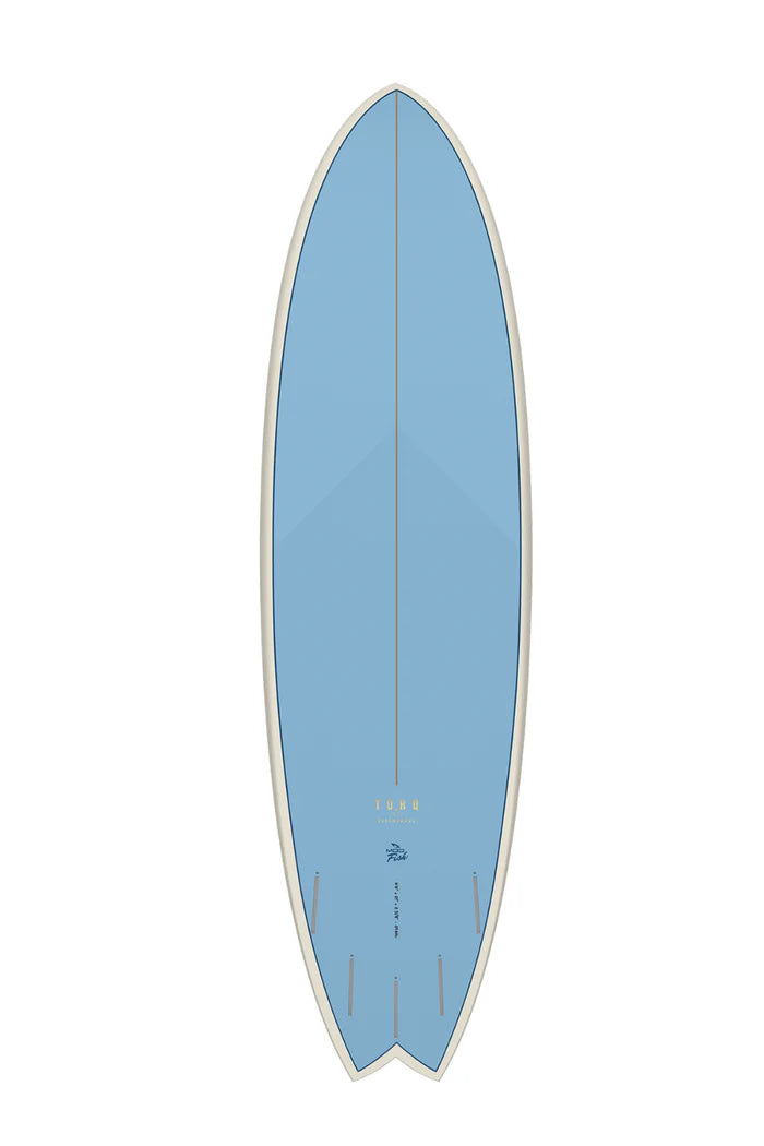 7'2 Torq Fish Surfboard - Mako Blue - Pick-Up only