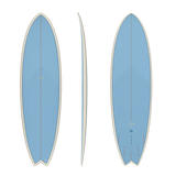 6'10" Torq Fish Surfboard - Mako Blue - Pick-Up only