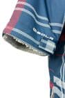 Sola Waterproof Changing Coat/Robe - Navy/Check