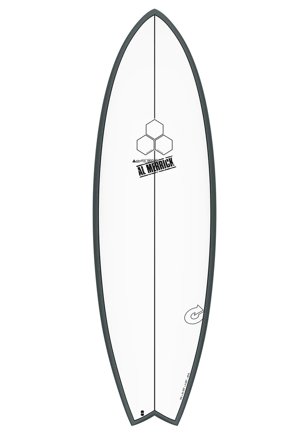 5'10 Torq Channel Islands X-Lite Pod Mod Surfboard - Graphite