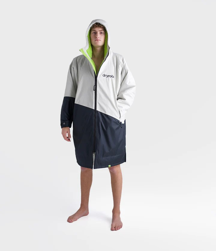 Dryrobe Advance - Long Sleeve - Contrast - Anthracite/Lime