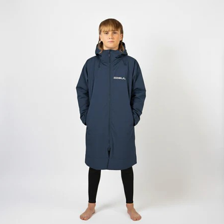 Gul Junior Revo Robe -Long Sleeve - Navy/Grey