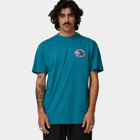 Santa Cruz T-Shirt Natas Sketch Panther Teal