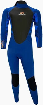 Sola Kids Storm 3/2 mm Wetsuit - Blue/Camo