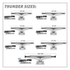 Thunder 148 Trucks X Crystie NYC Team - Raw/Green