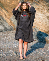 Dryrobe - Toweling Changing Robe - Slate Grey