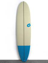 7'8 Torq Mod Fun Soft Deck Surfboard - Sand/Blue