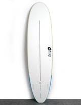 7'8 Torq Mod Fun Soft Deck Surfboard - Sand/Blue