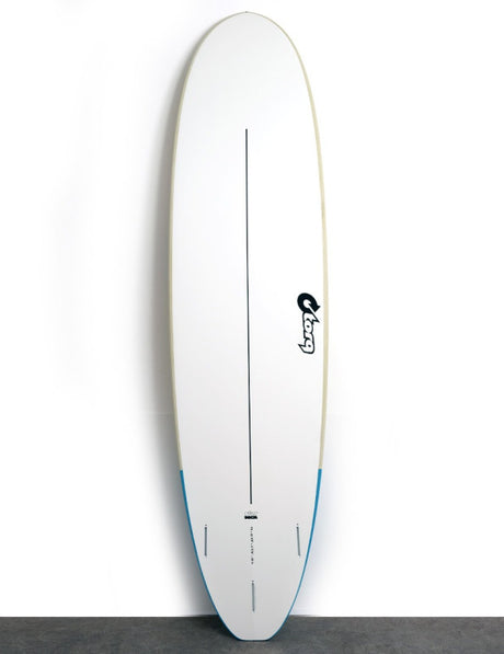 7'8 Torq Mod Fun Soft Deck Surfboard - Sand/Blue