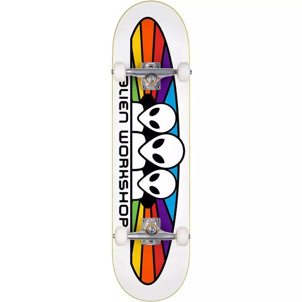 Alien Workshop Spectrum Complete Skateboard - White - 7.75"