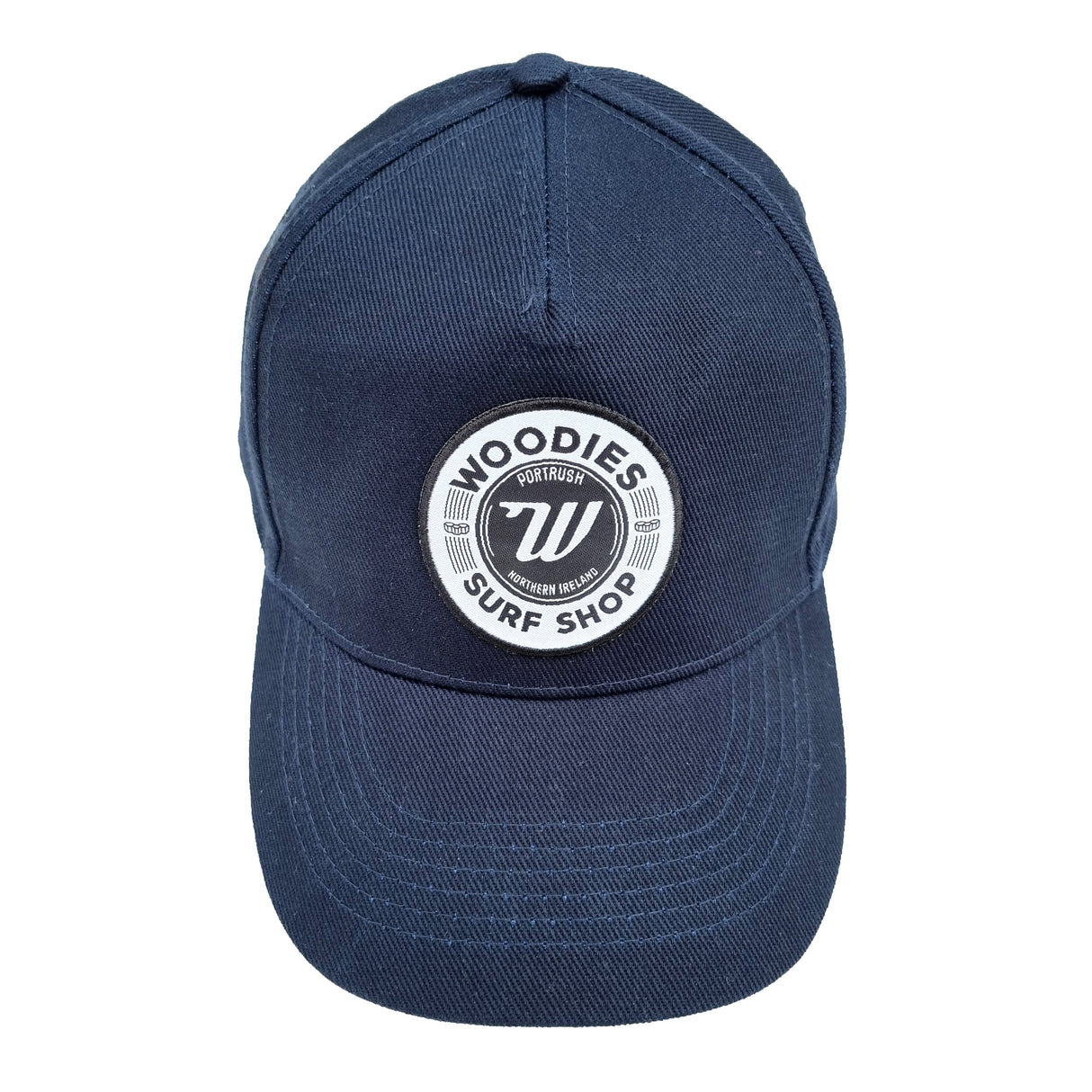 Woodies 5 Panel Baseball Hat - Navy