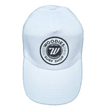 Woodies 5 Panel Baseball Hat - White