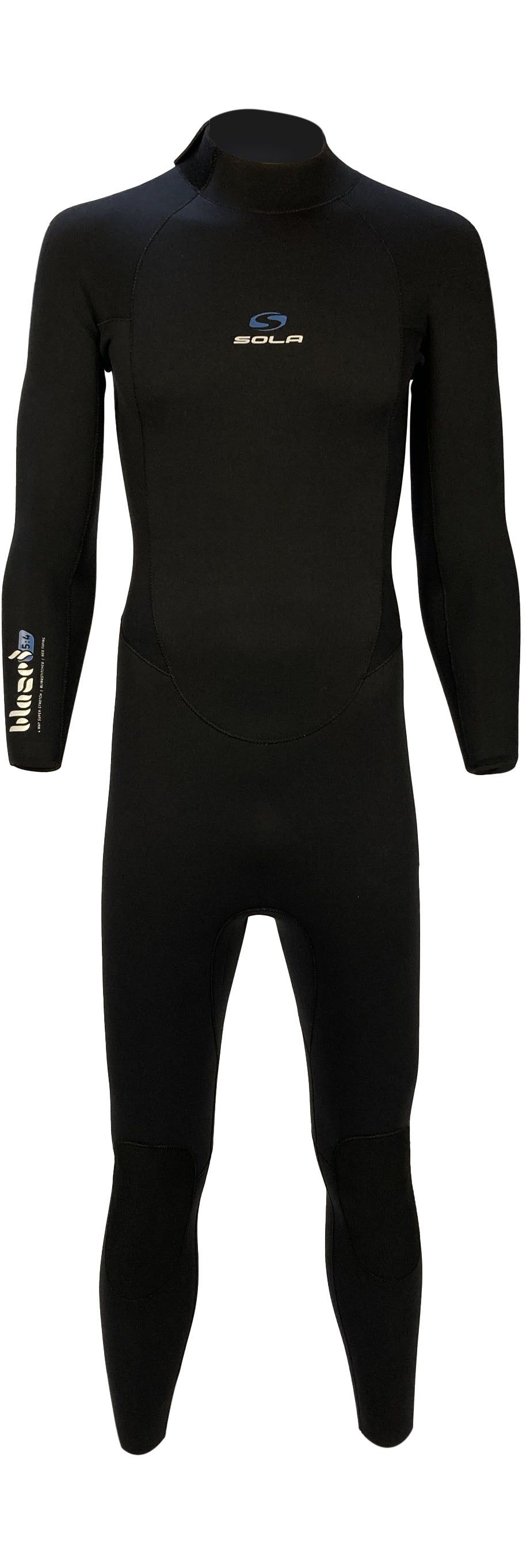 Sola Blaze Mens 5/4 winter wetsuit Black