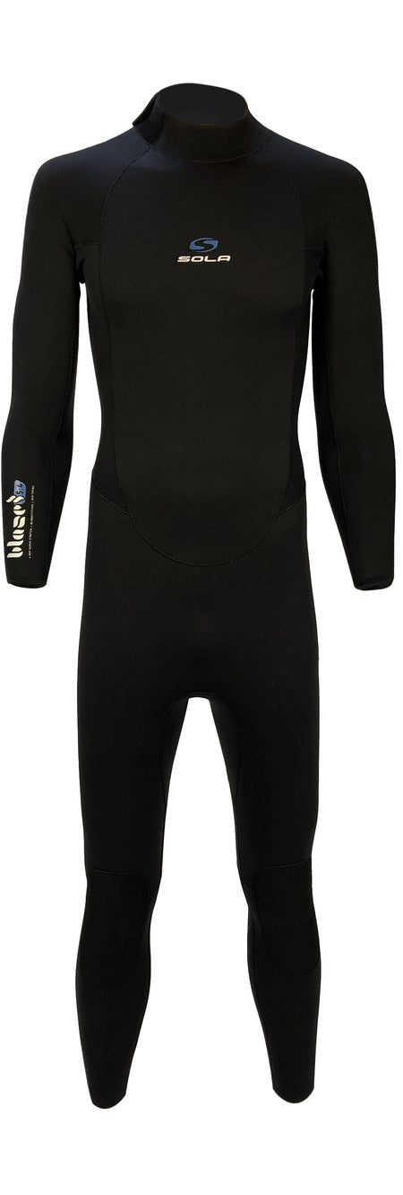 Sola Blaze Mens 5/4 mm  wetsuit Black/Blue