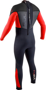 Gul Mens Response 3/2 mm Wetsuit - Black/Red