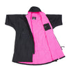 Dryrobe Advance - Short Sleeve - Black / Pink