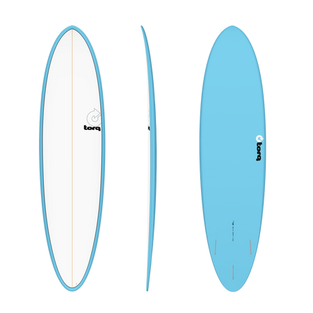 7'2 Torq Fun Board - Blue/Pinline/White Deck - Pick Up Only