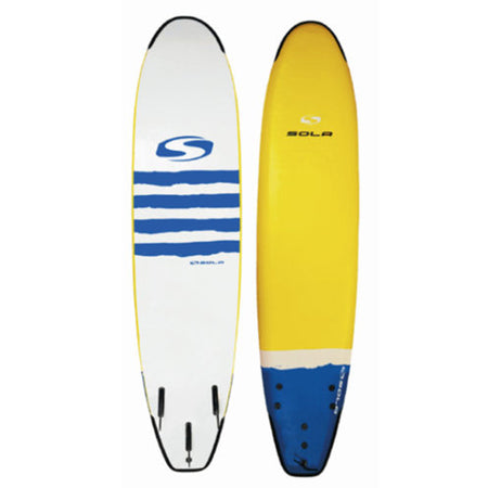 Sola Soft Surfboard - Yellow/Turquoise